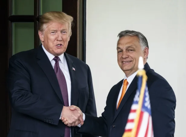 Í mai 2019 vitjaði Viktor Orban táverandi amerikanska forsetan Donald Trump í Hvítu Húsunum (Mynd: EPA)