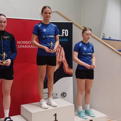 Hjá U17 gjørdist Birna Jacobsen føroyameistari