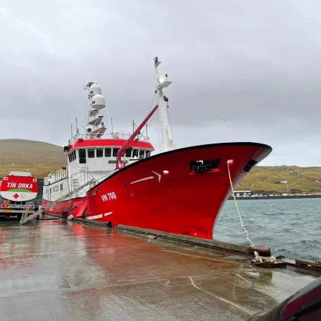 Frystilínubáturin Vesturhavið selir 64 tons á Fiskamarknaðinum