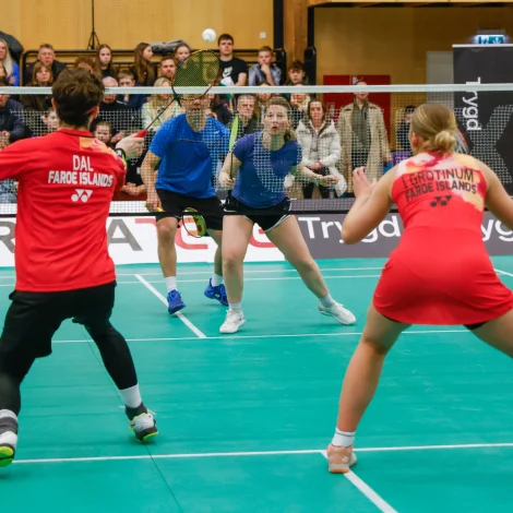 Luttakandi londini eru Gibraltar, Grønland, Ísland, Kýpros, Liktinstein, Luksemborg, Malta, Monako, og Føroyar - tilsamans eru 101 badmintonleikarar meldaðir til kappingina í Føroyum (Savnsmynd: Jens Kr. Vang)