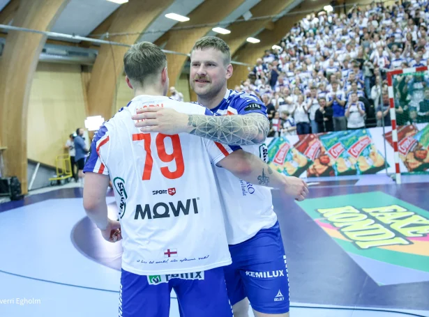 Peter Krogh eftir heimadyst móti Norðurmakedónia - nú skulu liðskiparin og hinir gera nýggja royna at spæla Føroyar til eitt HM-endaspæl (Mynd: Sverri Egholm)