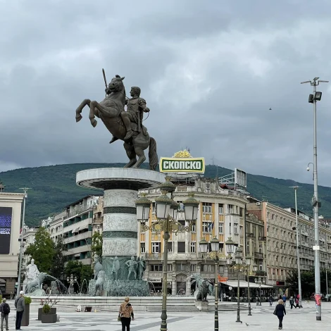 Myndir úr Skopje