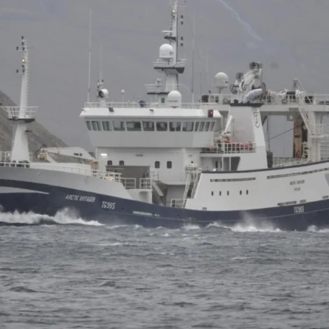 Arctic Voyager skal landa í Skagen