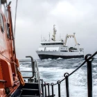 Atlantic Fair messan sett í morgun í Klaksvík 