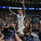 Toni Kroos takkaði fyri seg sum Real Madrid-spælari í stórum stíli. Týskarin stýrdi spælinum í 2. hálvleiki og skapti fleiri málmøguleikar við sínum frálíka høgra fóti (Mynd: EPA)