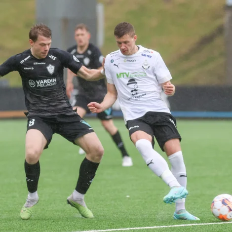 Nikolei Johannesen og TB gjørdu bart móti B36 í kvøld (Savnsmynd: Sverri Egholm)