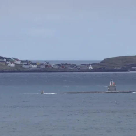 USS New Hampshire í Nólsoyarfjørð