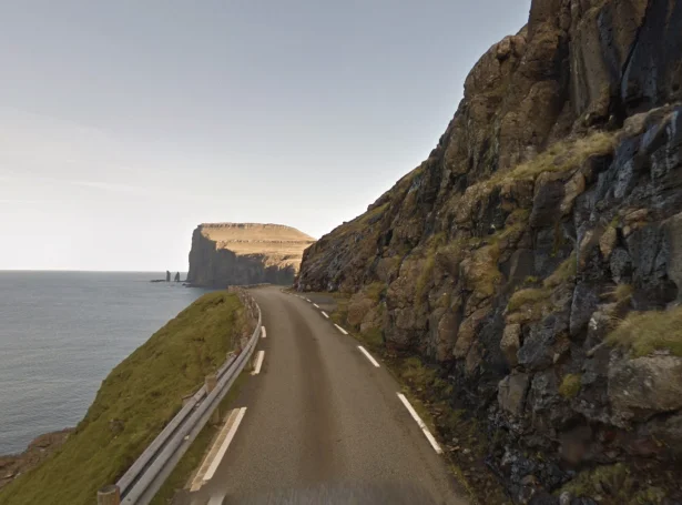 Tjørnuvíkarvegurin (Savnsmynd: Google Maps)