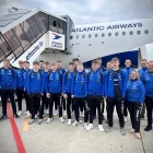 U20-manslandsliðið er nú ávegis til Slovenia