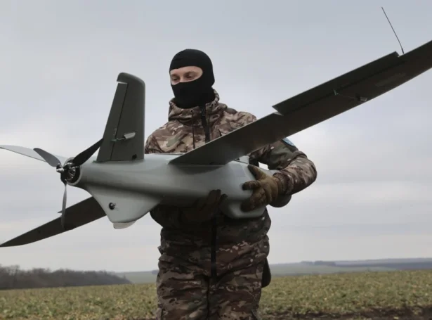 Savnsmynd ukrainskari dronu (Mynd: EPA)