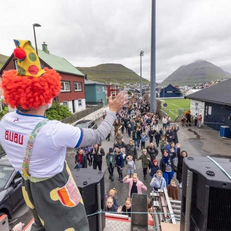 Skrúðgongan á Summarfestivalinum avlýst