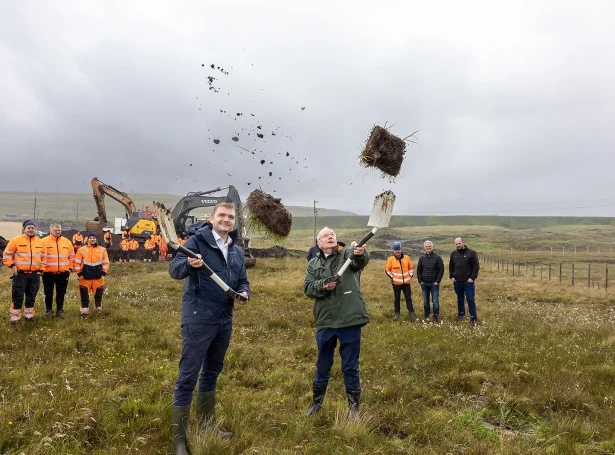 Tróndur Sigurðsson og Heðin Mortensen (Mynd: Tórshavnar kommuna)