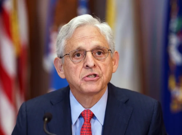 Amerikanski løgmálaráðharrin, Merrick Garland (Mynd: EPA)