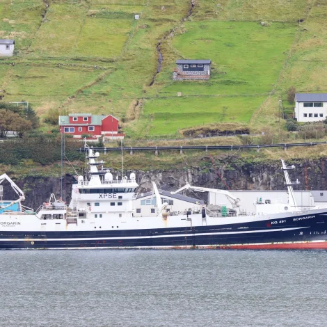 Borgarin landað 530 tons av makreli í Fuglafirði