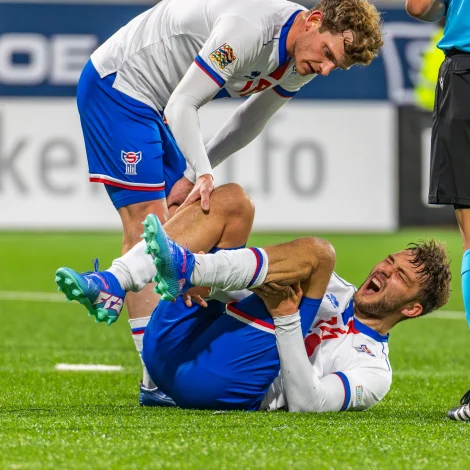 Føroyar hava tveir landsdystir tíðliga í september - Kroatia (5/9) og Gibraltar (8/9). Gunnar er fastur landsliðsspælari, men ivasamt er, um hann verður komin so mikið fyri seg tá (Mynd: Andrei Antal)
