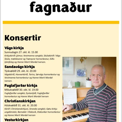 Knút Olsen fagnaður