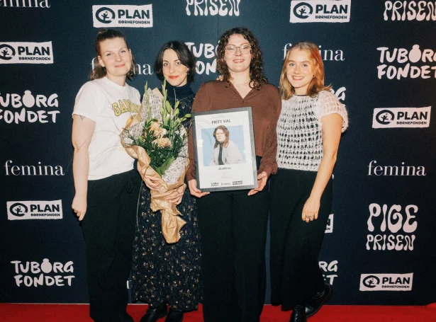 Umboð fyri nevndina í Fríum vali, Barbara Gaardlykke Apol, Annika Klæmintsdóttir Olsen, Katrin Sigurpálsdóttir Kamban og Sigrið Mohr Leivsdóttir (Mynd: Emil Basse)