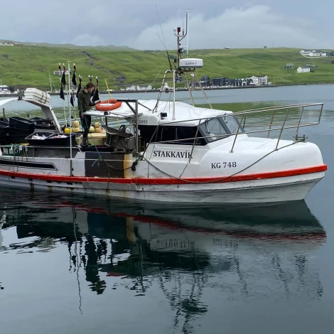 Nakrir útróðrarbátar selja á Fiskamarknainum