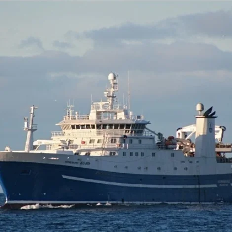 Norðborg landar leygarmorgunin í Ánunum