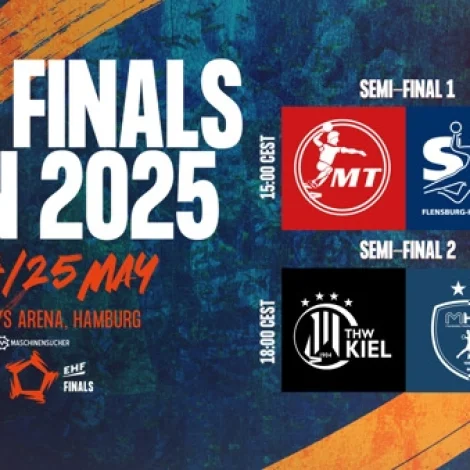 Aftur í ár eru tveir føroyingar í Final Four í næststerkastu evropeisku kappingini. Jóhan á Plógv Hansen vann heitið í fjør (Mynd: eurohandball.com)