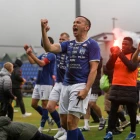 Árni Frederiskberg skoraði tvær ferðir og legði upp til eitt mál í 3-0 sigrinum á Eiði - øðrum sigrinum hjá KÍ á EB/Streymi uppá fýra dagar (Savnsmynd: Sverri Egholm)