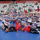 U21 landsliðið í hondbólti, ið vann HM bronsu í ár er millum tey innstillaðu (Savnsmynd: Sverri Egholm)