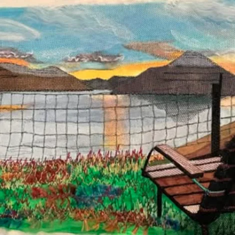 Áseymað listaverk í Smiðjuni