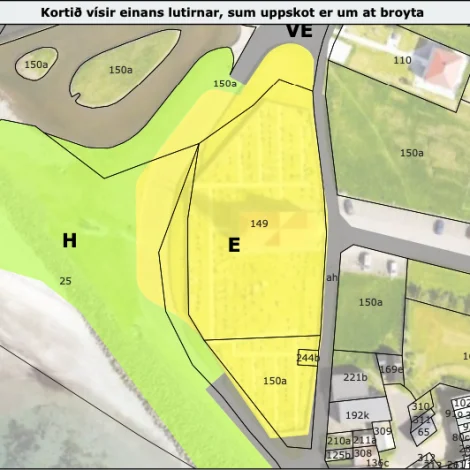 Dagførd kunngerð um broyting av byggisamtyktini fyri kirkjugarðin í Sandavági