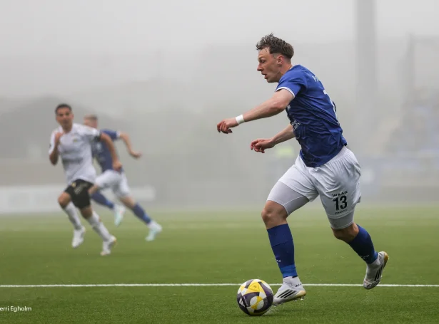 Patrik Johannesen og hinir vunnu samanlagt 4-1 og skulu aftur avstað í næstu viku (Mynd: Sverri Egholm)