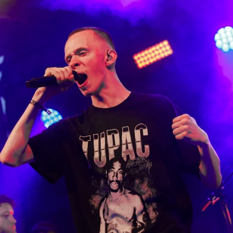 Marius DC við gestum á Summar Festivalin 