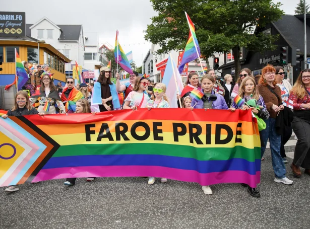 Faroe Pride verður í dag (Savnsmynd: Sverri Egholm)