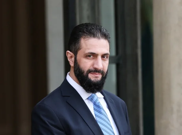 Ahmed al-Sharaa, virkandi forseti í Sýria (Mynd: EPA)