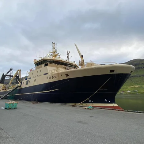 Polar Princess landar í Kollafirði