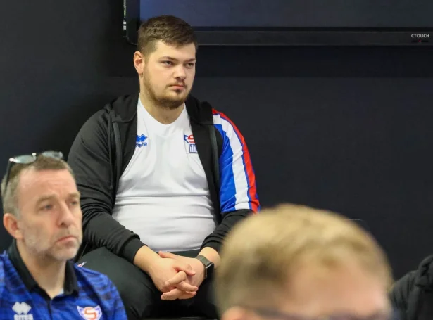 Jákup Mortensen, venjari hjá U15 landsliðnum við gentum (Mynd: FSF)