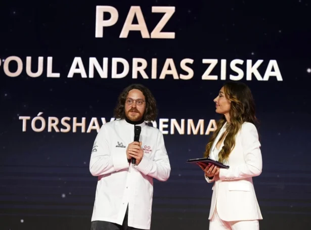 Poul Andrias Ziska og matstova hansara, PAZ, fekk í ár tvær Michelinstjørnur (Mynd: EPA)