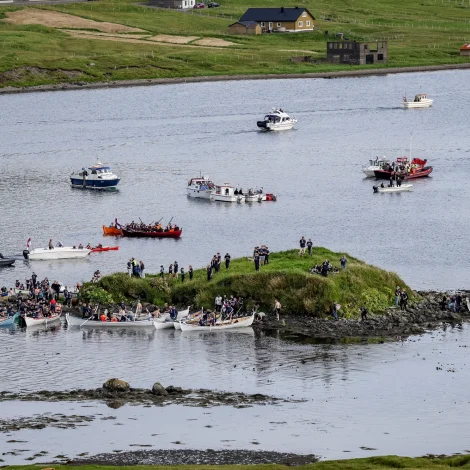 Myndir: Regatta í frálíkum veðri