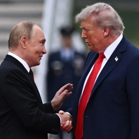 Myndir: Trump og Putin hittast í Alaska