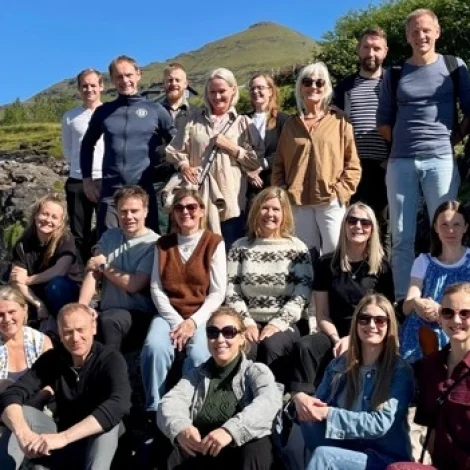 Námsvísindadeildin vitjaði Vága kommunu og burðardyggu vakstrarhúsverkætlanina