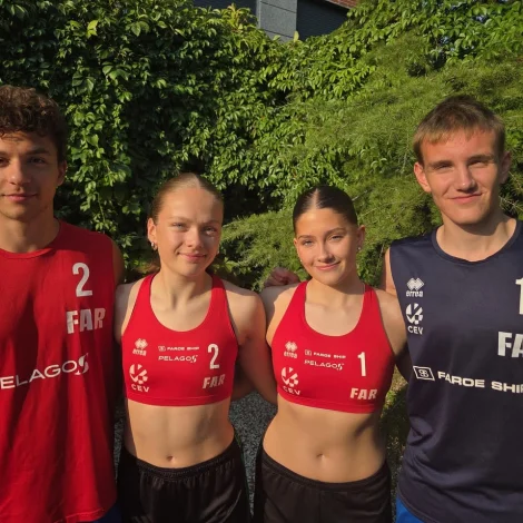 U20 gentir og dreingir leika í EM endaumfarið í Madrid um vikuskifti
