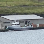 Skálafossur landar í Miðvági
