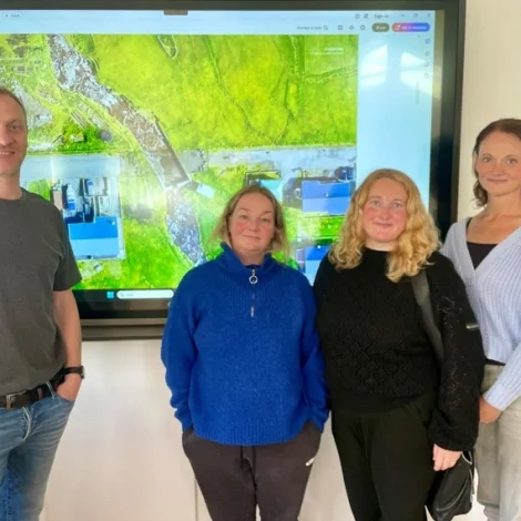 Áhugabólkurin ‘Norði í Danmark’ á vitjan hjá borgarstjóranum