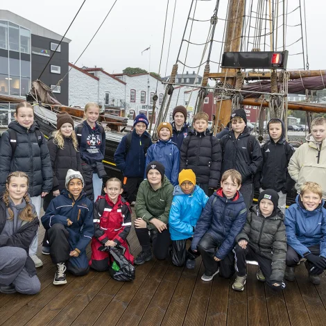 Skúlanæmingar royna fiskieydnuna