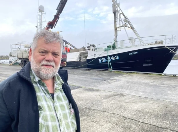Jákup Andrias Andreassen, skipari á Oknini (Mynd: Sjómansmissiónin)