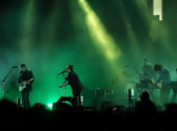 Radiohead. Frá eini konsert í Kili í 2018 (Savnsmynd: EPA)