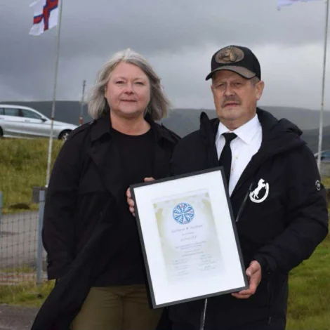Zacharias heiðraður av ÍSF
