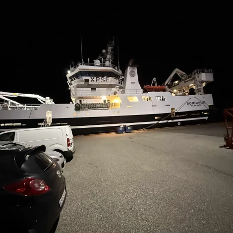 Borgarin landaði til Pelagos í gjárkvøldið