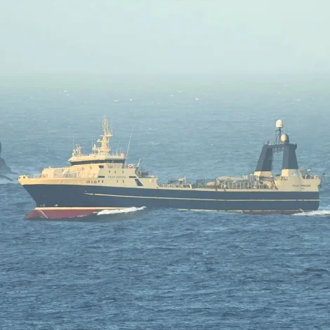 Polar Princess landar makrel í Kollafirði