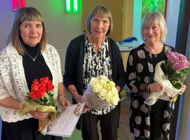 Ann-Britt Midjord, Karla Dahl, og Alma Hansen
