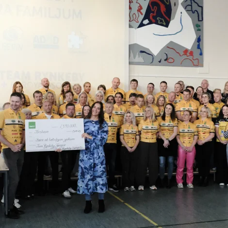Team Rynkeby handað nærum 1,6 milliónir krónur