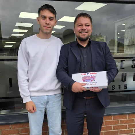 Landsstýrismaðurin á vitjan í Grimsby